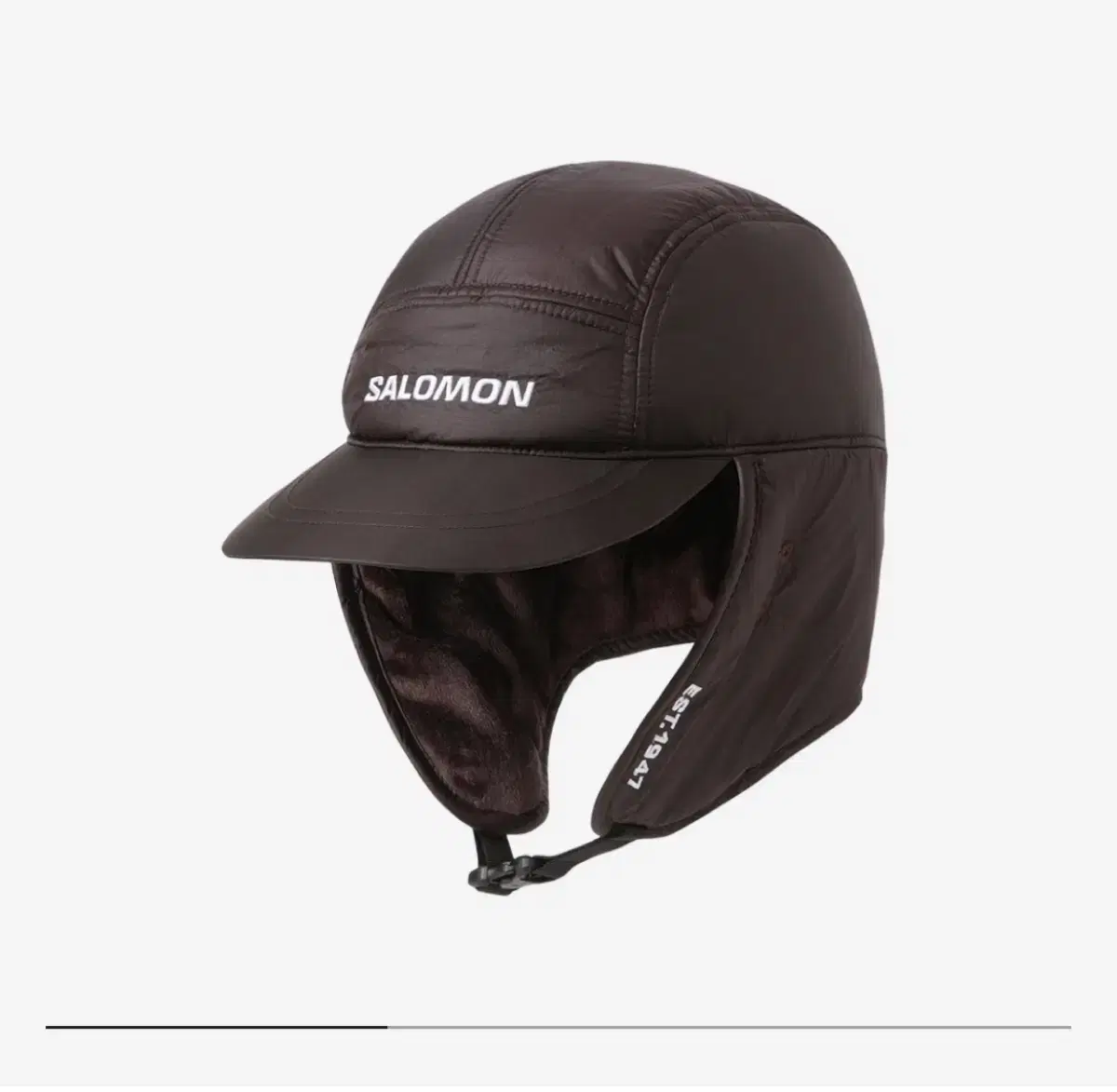 살로몬 트래퍼햇 Salomon 이어플랩 Trapper Hat 브라운