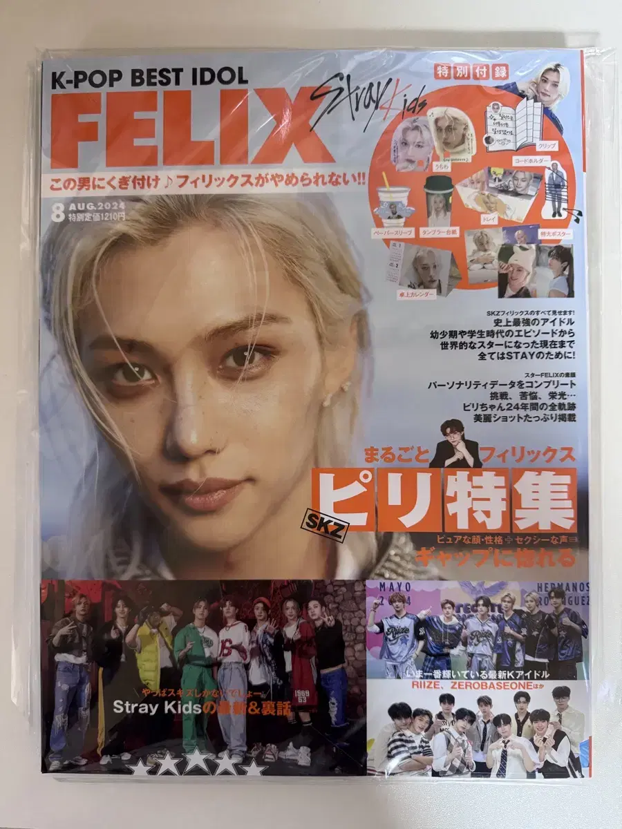 Felix, a Japanese magazine full of straykids dragon suits.