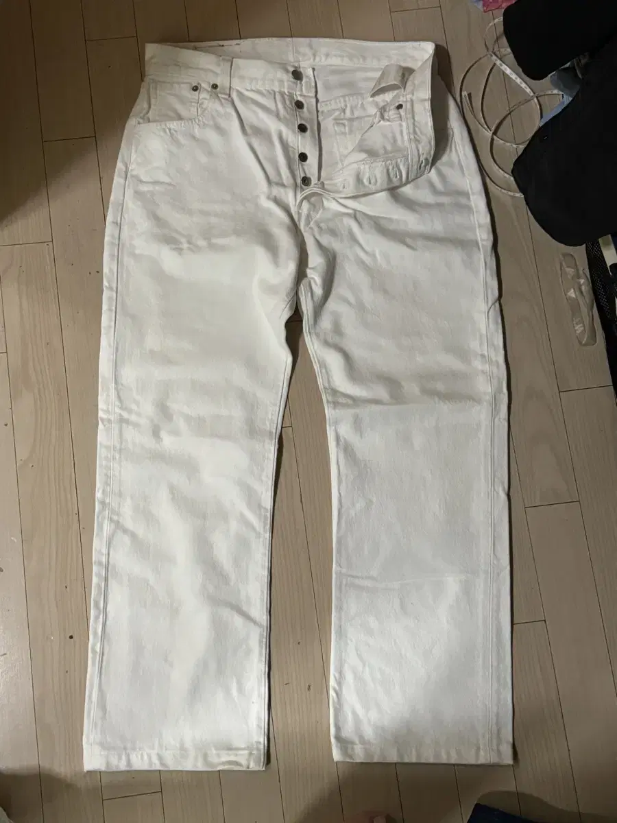 00s Levi's 501 White Denim (White)Waist33, inseam42.5