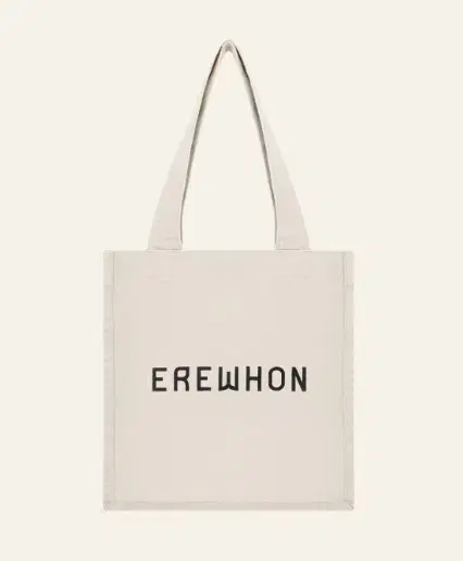 EREWHON TOTE BAG CREME 에러헌 토트백 에코백 베이지