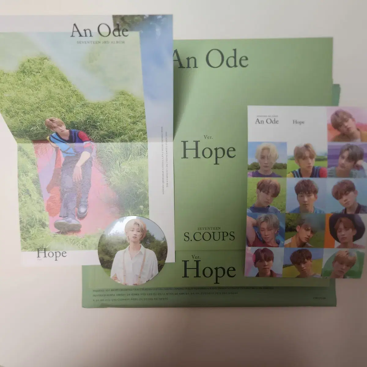 세븐틴 언오드 호프 앨범 양도 에스쿱스조슈아디에잇an ode hope