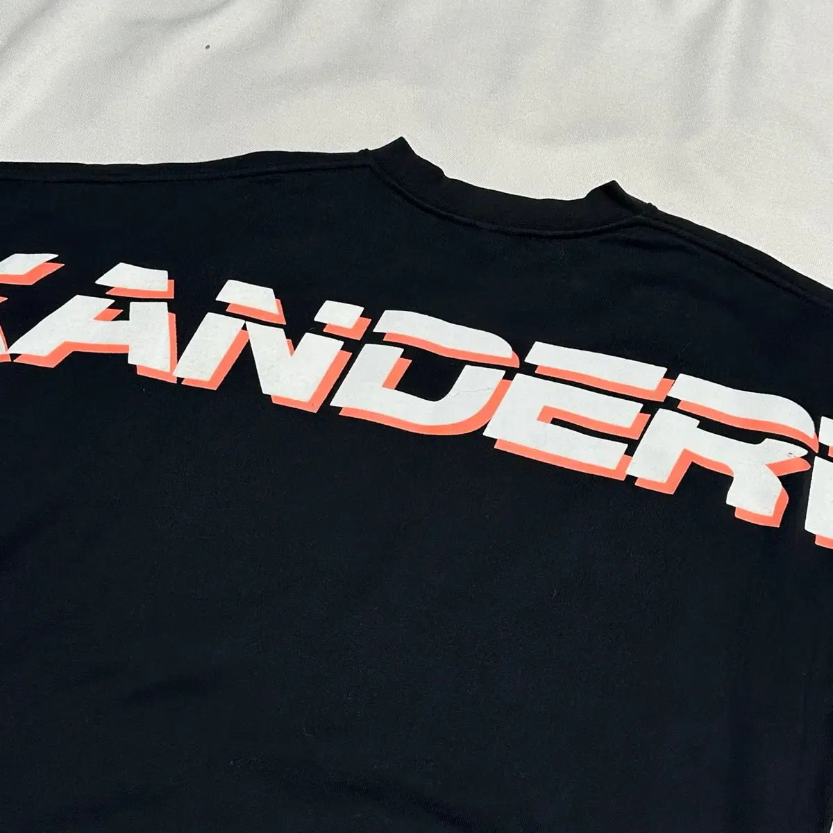 XS Alexander Wang 19SS Oversized Back Logo Sweatshirt