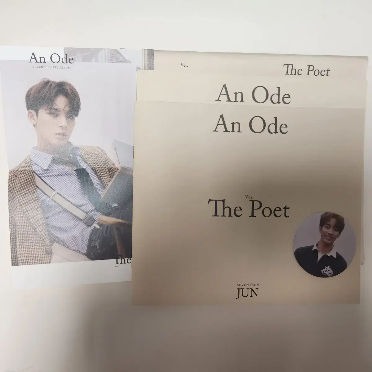 세븐틴 언오드 더 포엣 앨범 양도교환 준민규도겸 anode thepoet