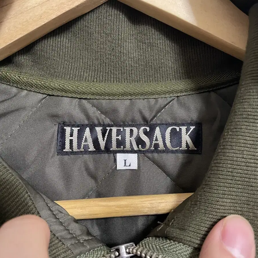 Haversack 하버색 퀼팅 아노락 자켓