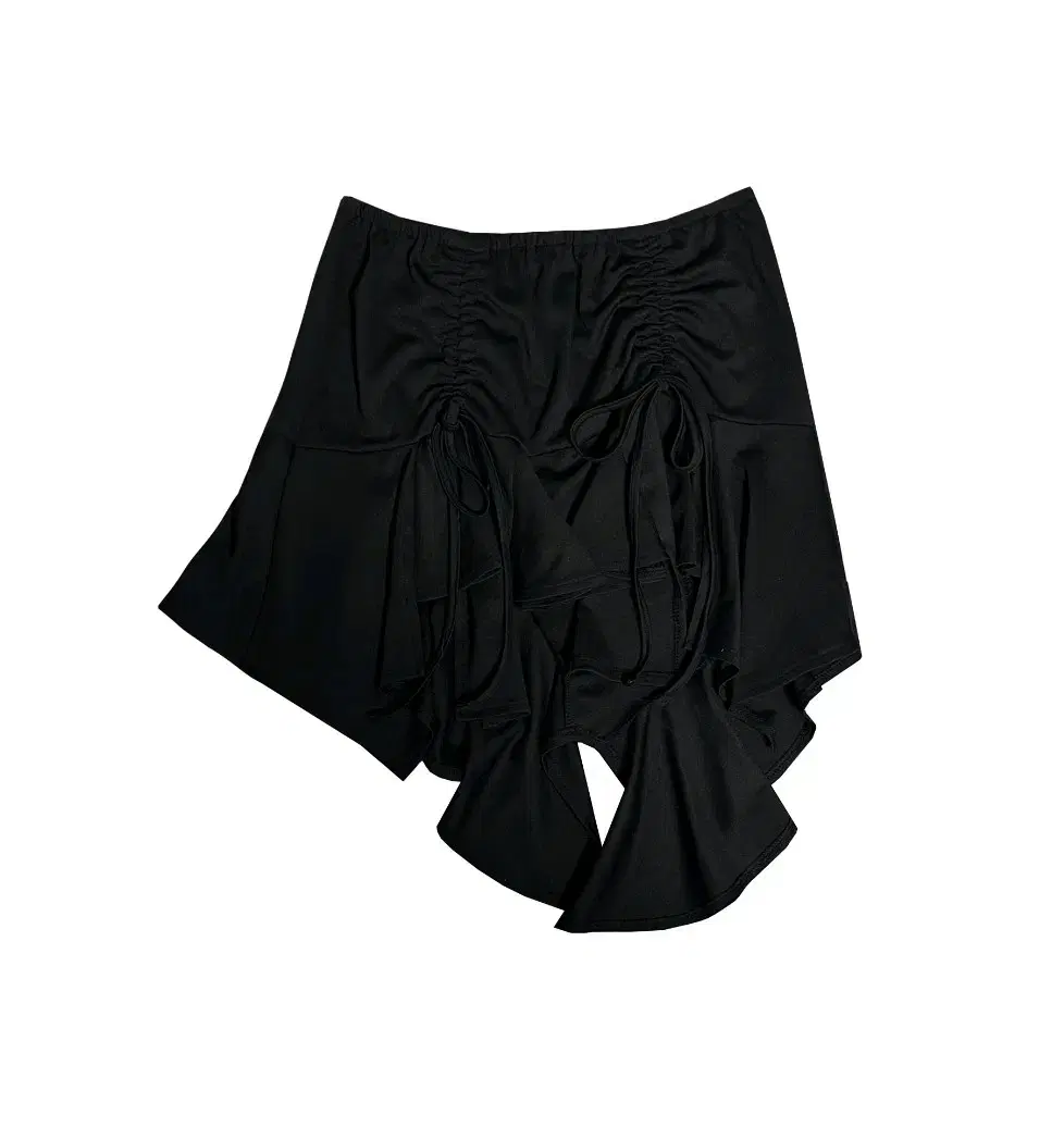 뉴얼린 String shirring unbalanced hul Skirt