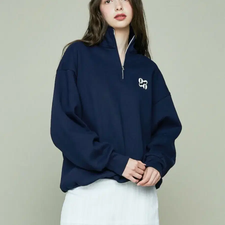 Glowny half zip up - navy