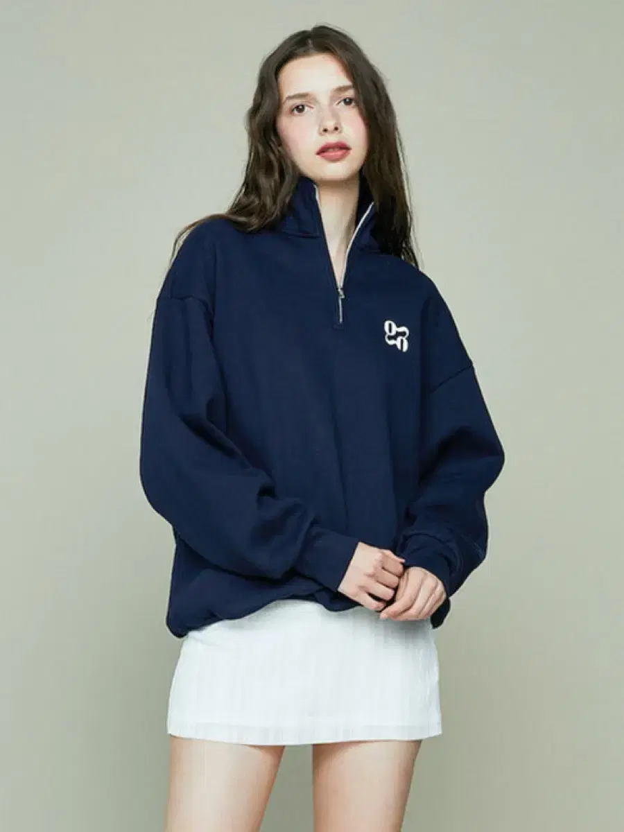 Glowny half zip up - navy