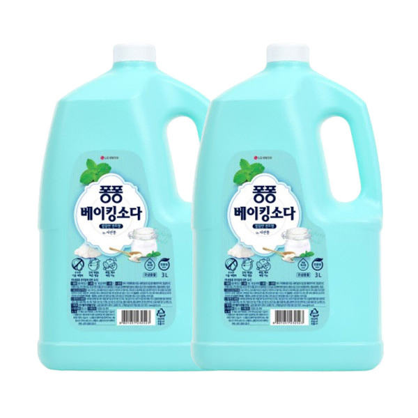 무료배송-LG 퐁퐁 3000ml 2개 베이킹소다 주방세제