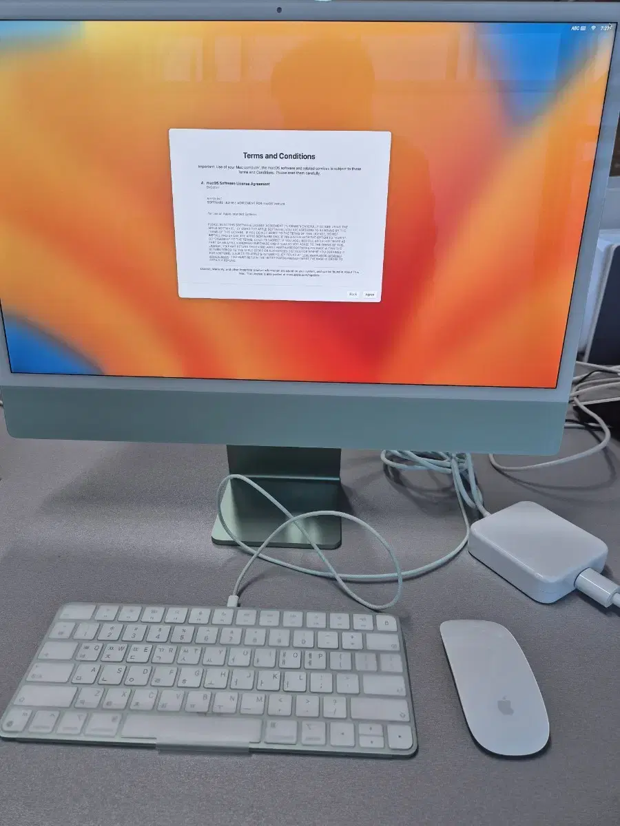 Apple 24형 imac M1 판매합니다. (s급)