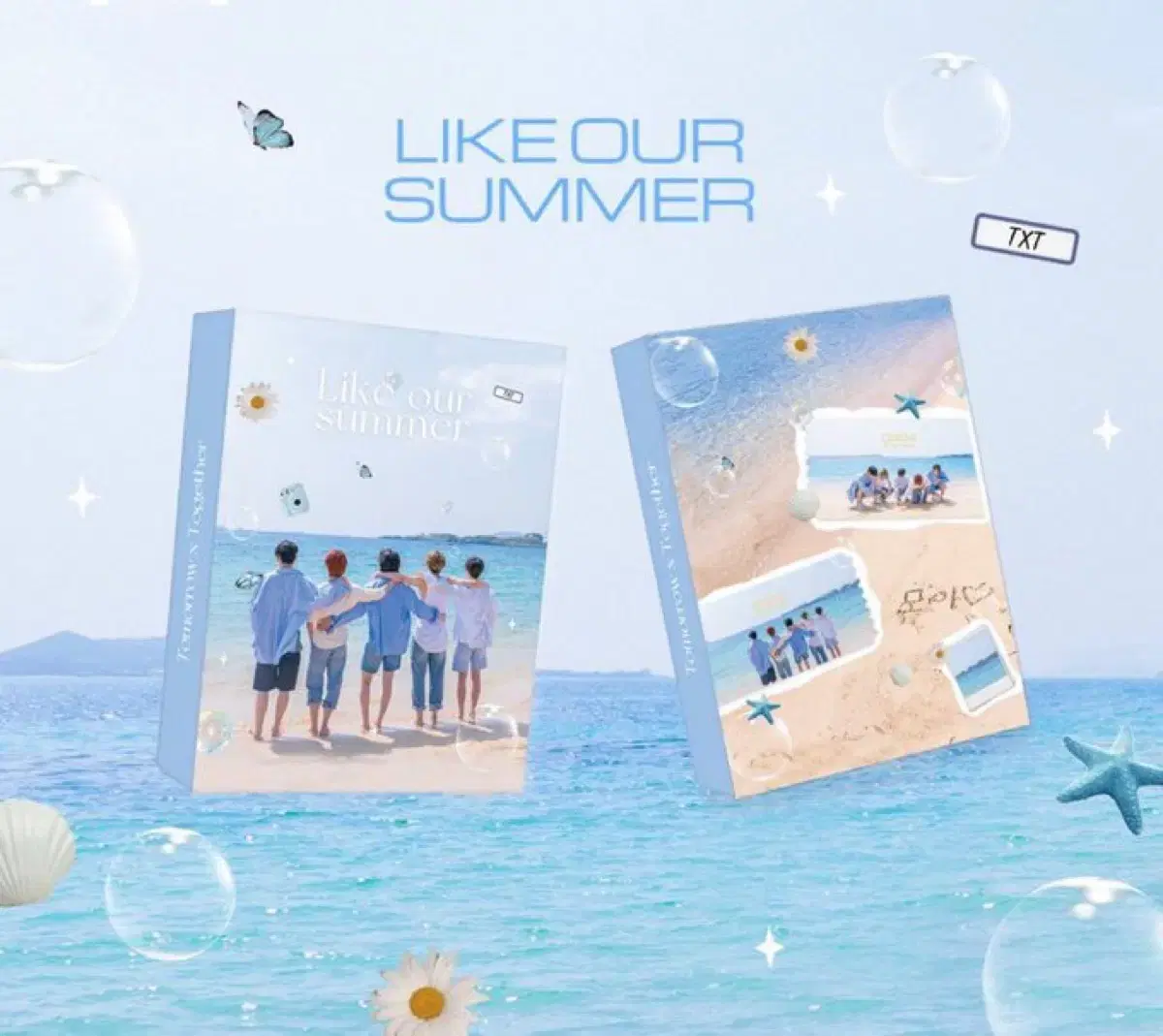 TXT Like Our Summer a5 binder WTS