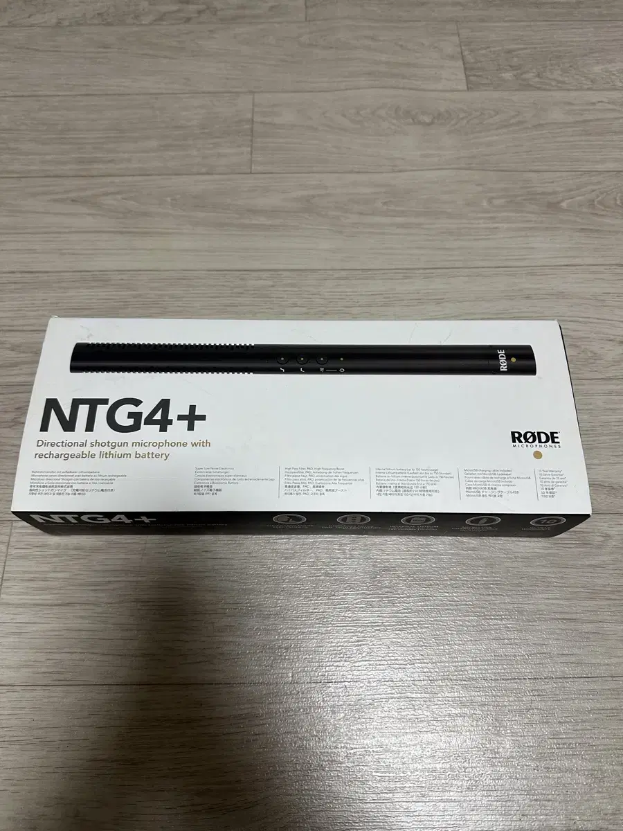 RODE NTG4+ 로데 초지향성 샷건마이크 판매합니다 !