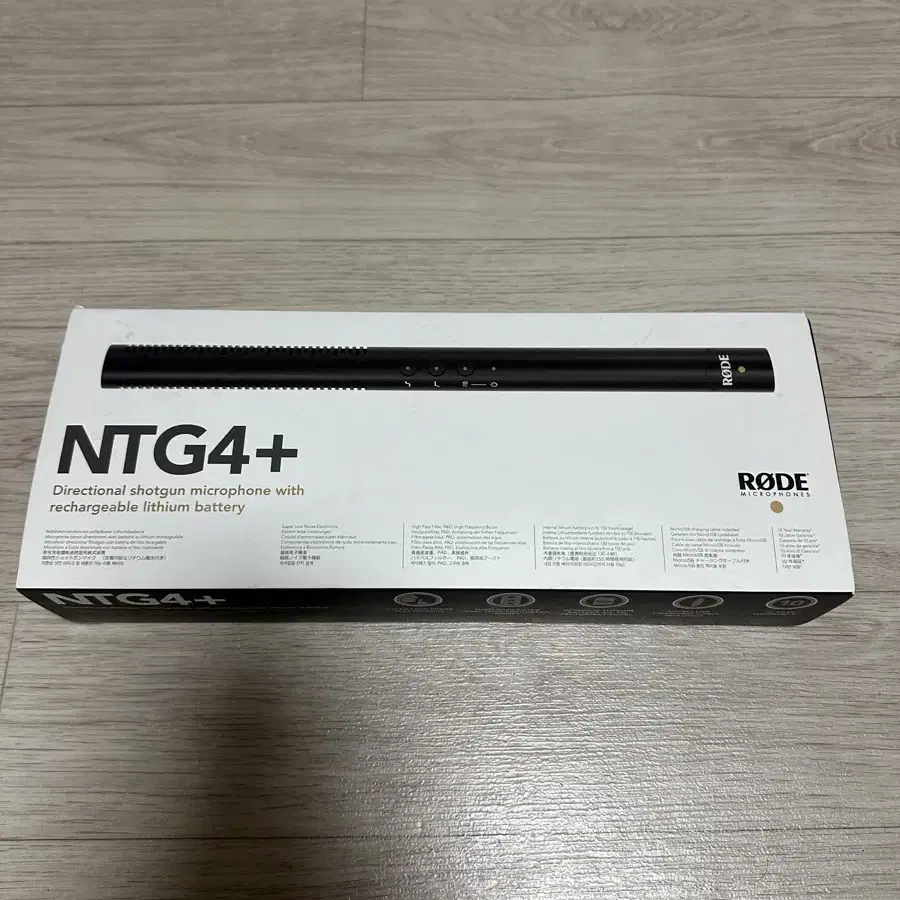 RODE NTG4+ 로데 초지향성 샷건마이크 판매합니다 !