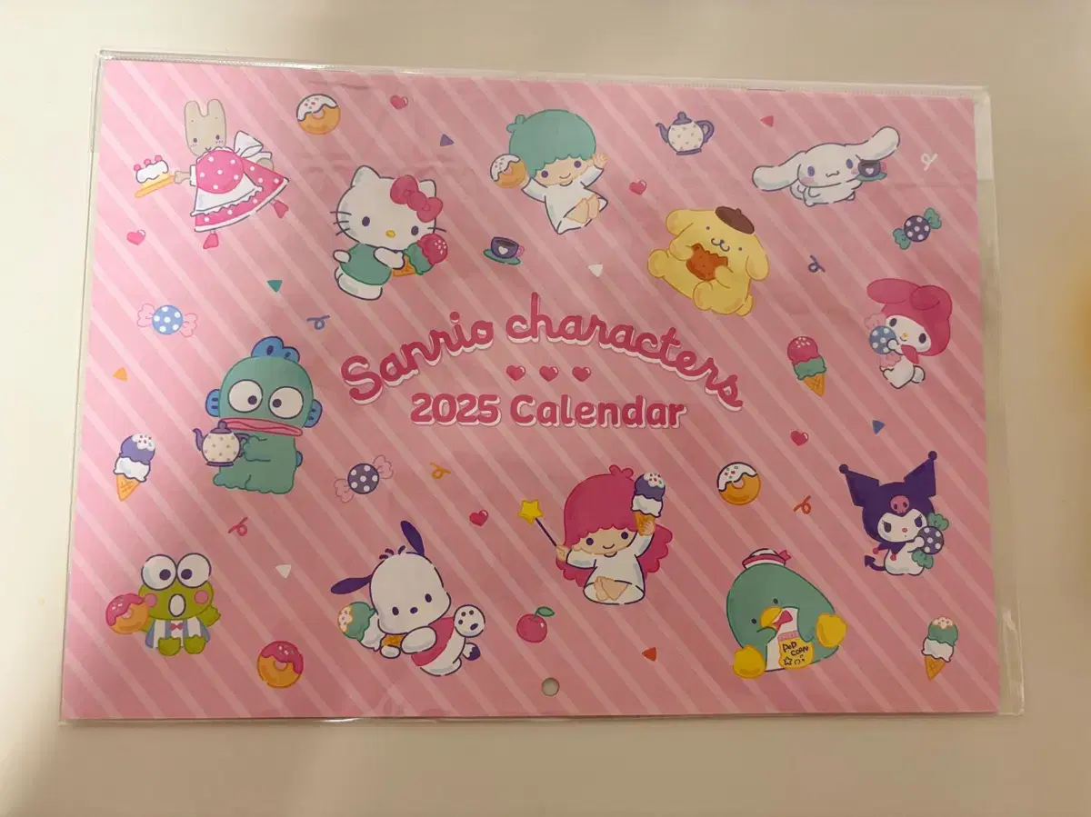 Sanrio 2025 Wall Calendar 2025 Calendar Hello Kitty, Sanrio Friends (individual price)