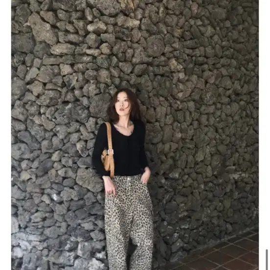 오네 레오파드 leopard pants