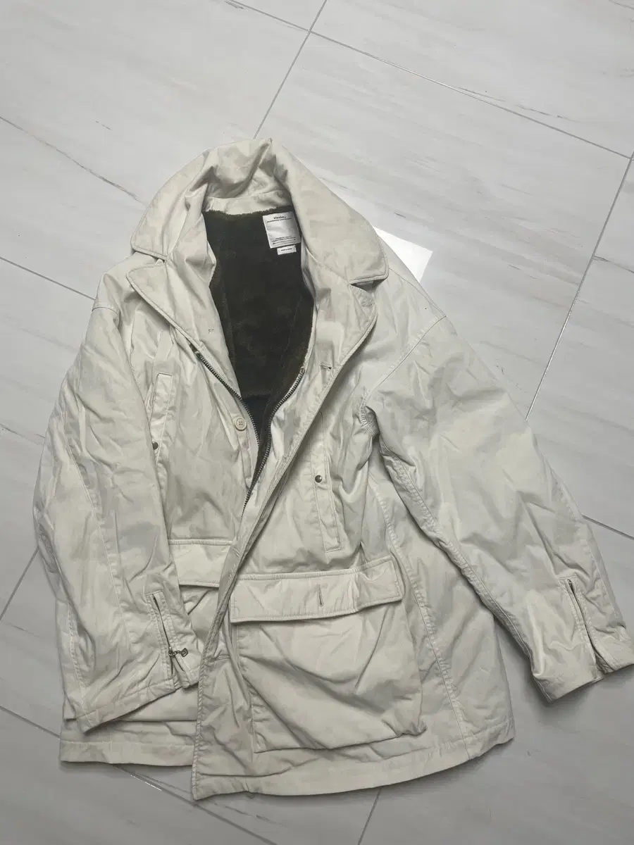 (4) 비즈빔 visvim 23ss payback coat ivory