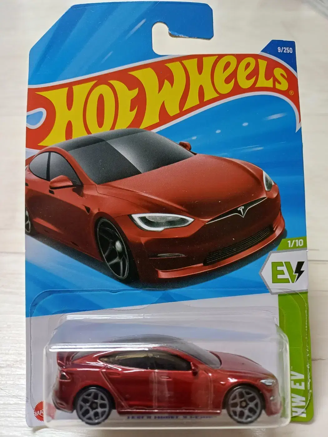 핫휠 테슬라 모델S TESLA MODEL S 레드 미개봉 새상품