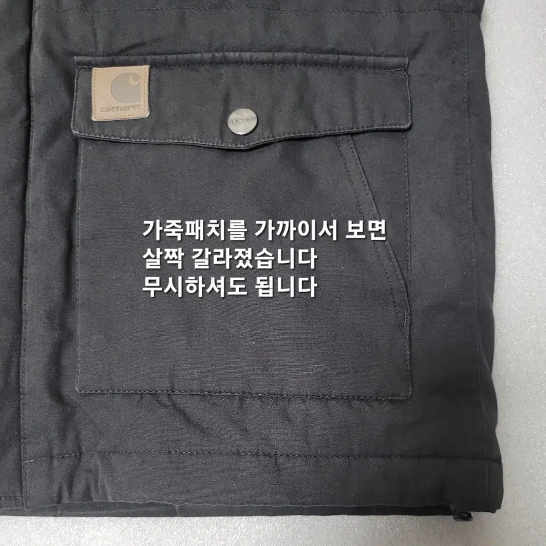 칼하트 carhartt 웰론소재 야상패딩 남녀공용 M(남L~XL 여XL)