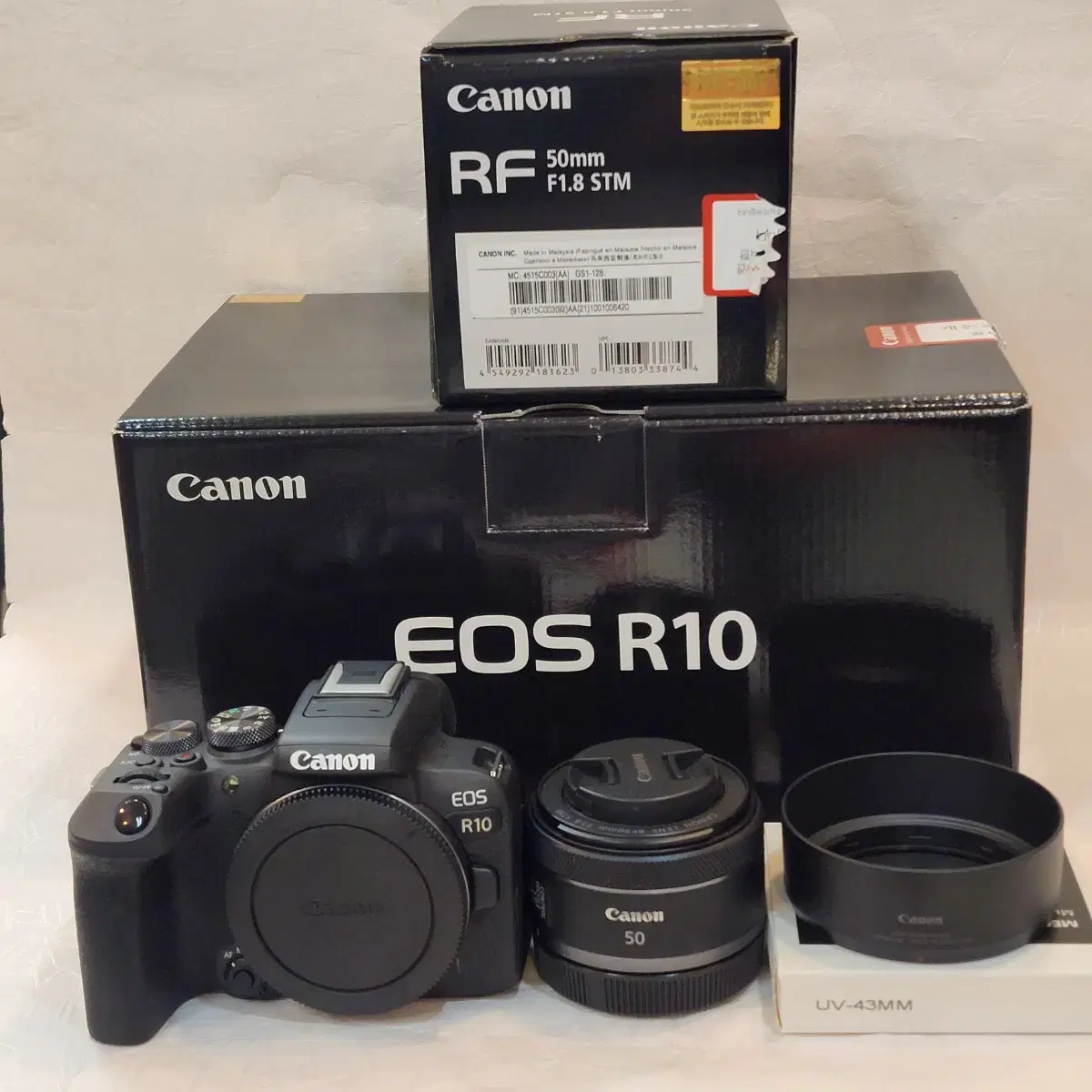 [중고]캐논 정품 EOS RP+RF-50mm 1.8 STM