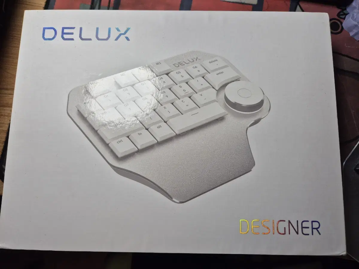 Deluxe t11 디자이너 한손키보드 (블랙)