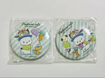 산리오 포차코 35주년 기념 카페 캔배지 하라주쿠 하피단부이 캔배치