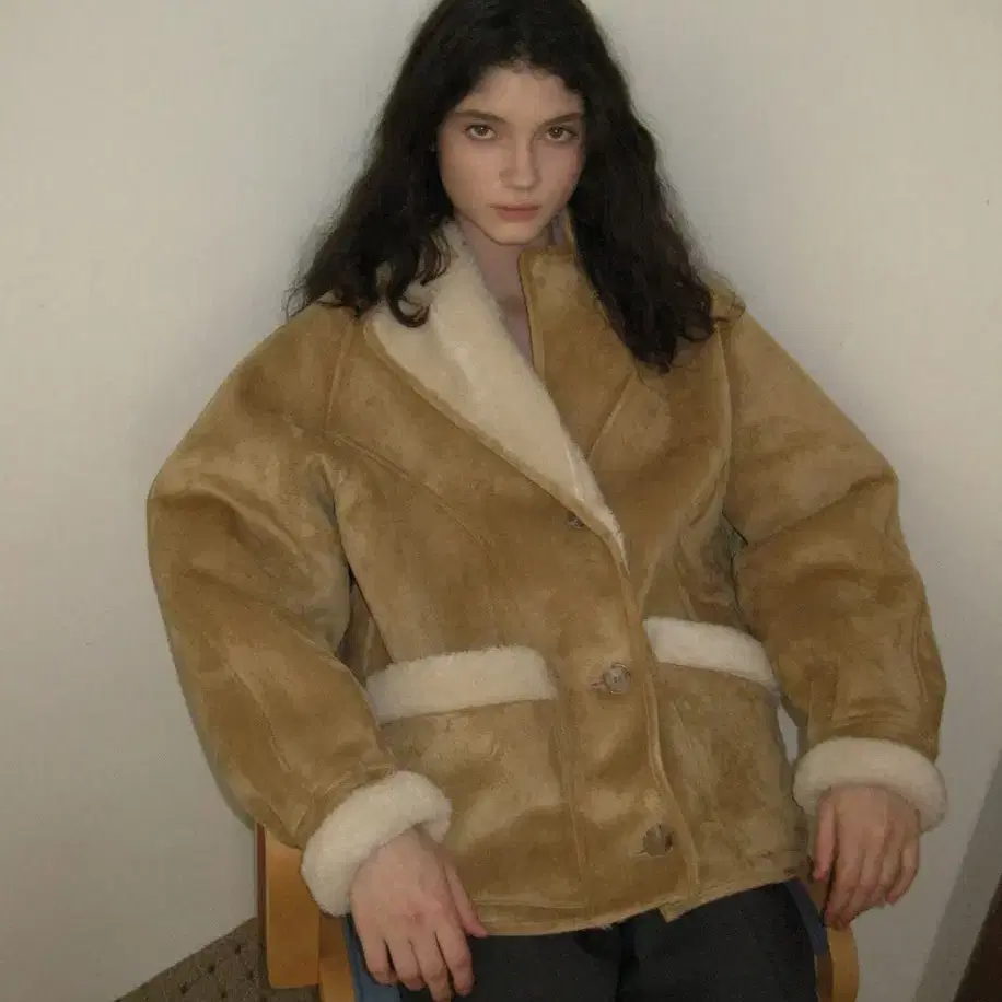 스무스무드 glencoe shearling jacket