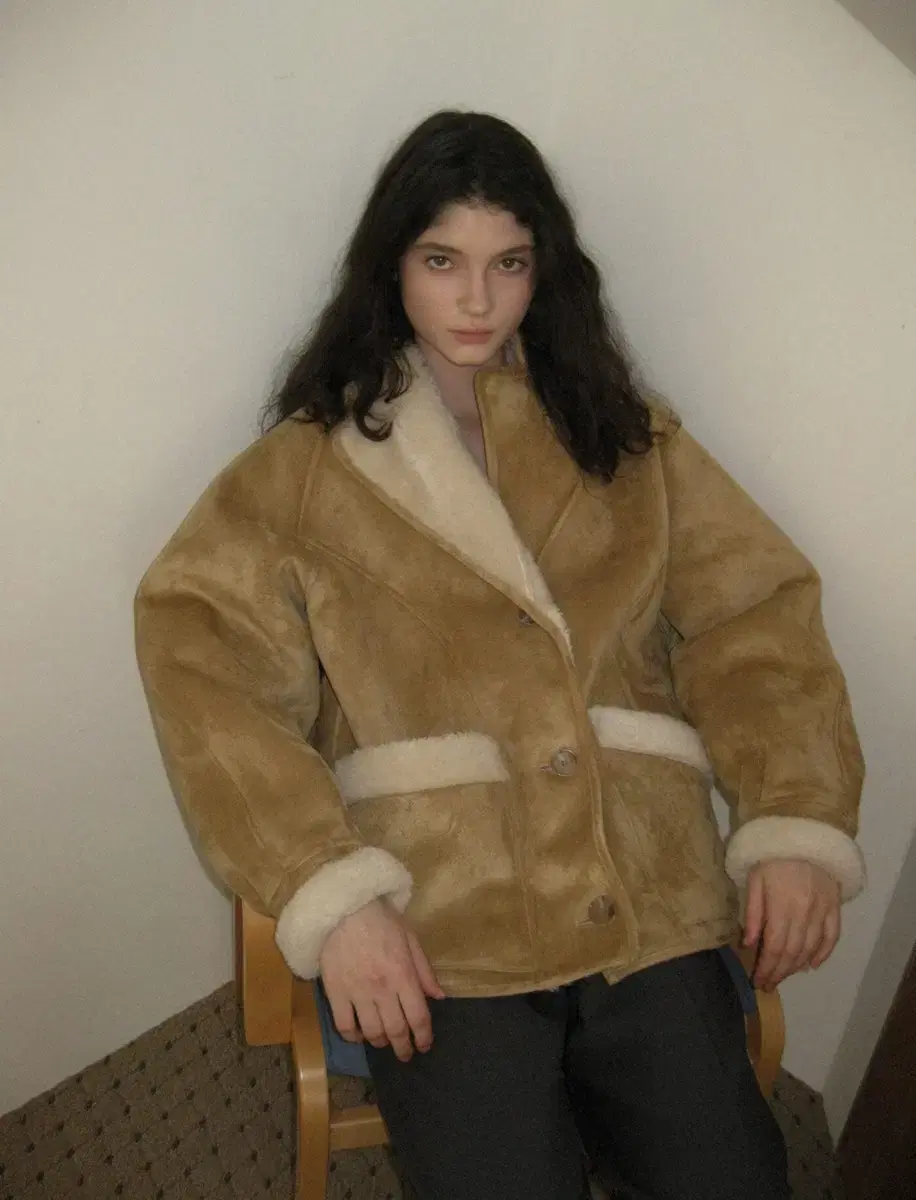 스무스무드 glencoe shearling jacket