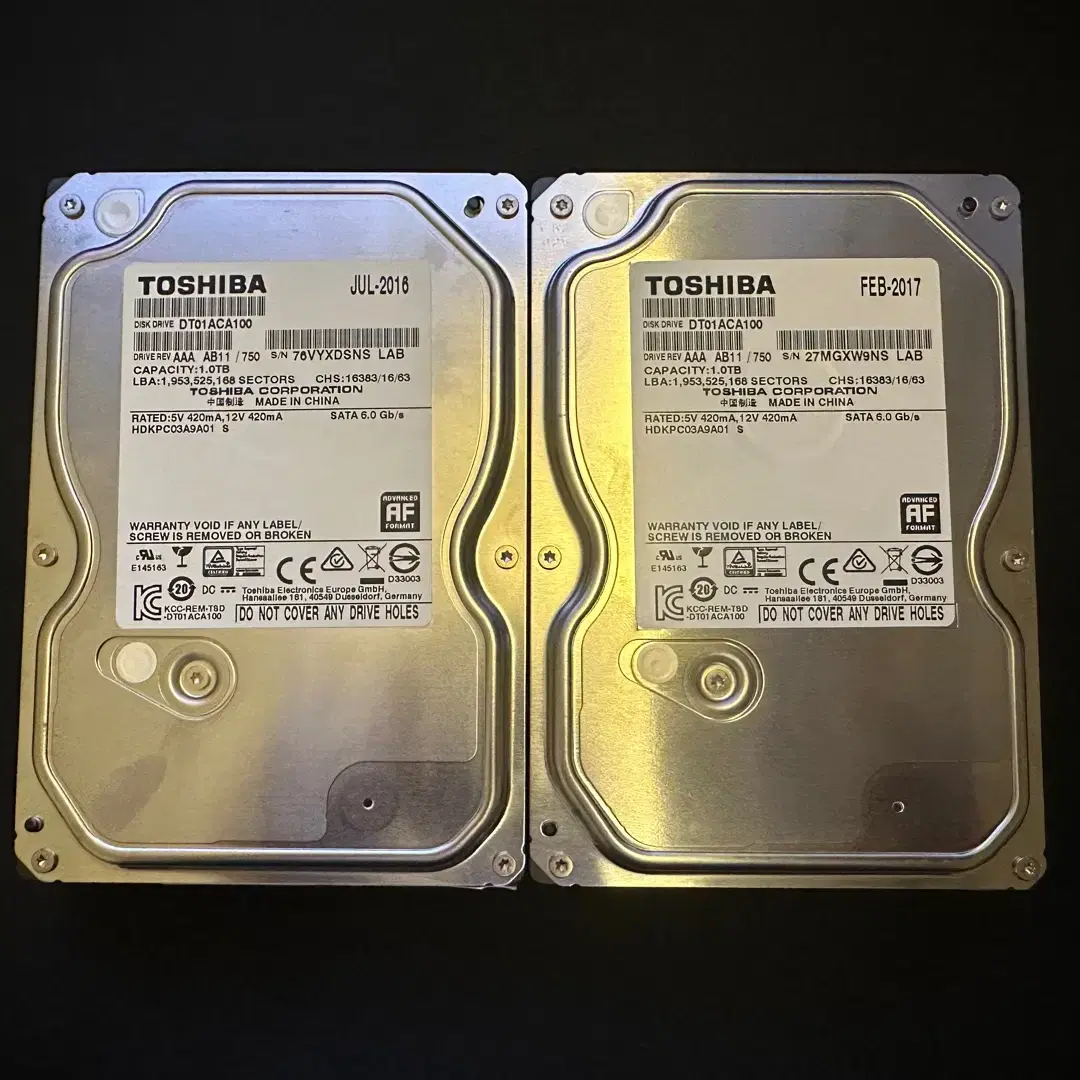 웬디 1TB 7200RPM HDD 판매