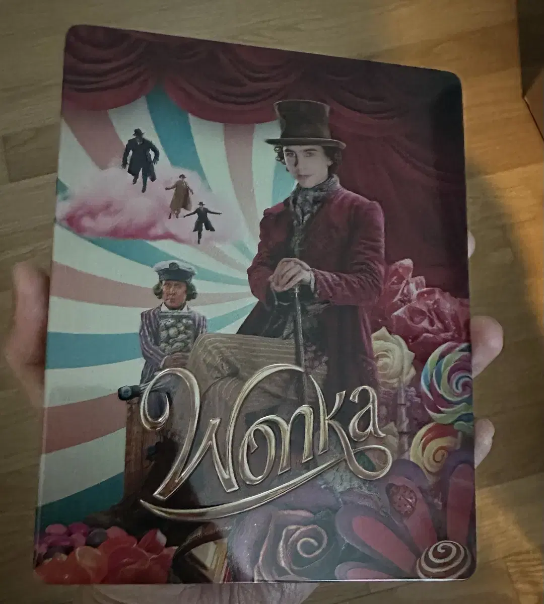 웡카(wonka) 블루레이 스틸북 케이스 판매합니다