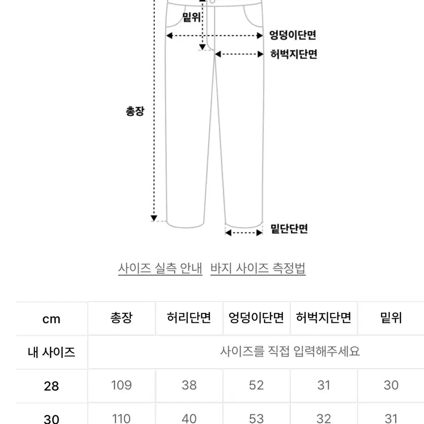 률앤와이- 데님 컴포트 롱 스트레이트 팬츠 (32)