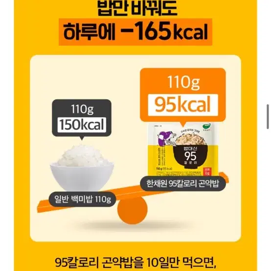 한채원 곤약현미밥 95kcal 23개