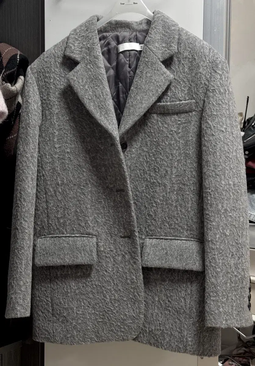 로우클래식 울자켓 FINE ALPACA WOOL BLAZER COAT