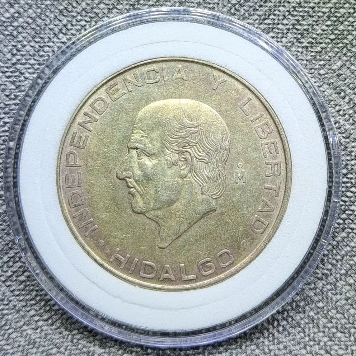 1955년 멕시코 Hidalgo 5 Pesos 은화입니다