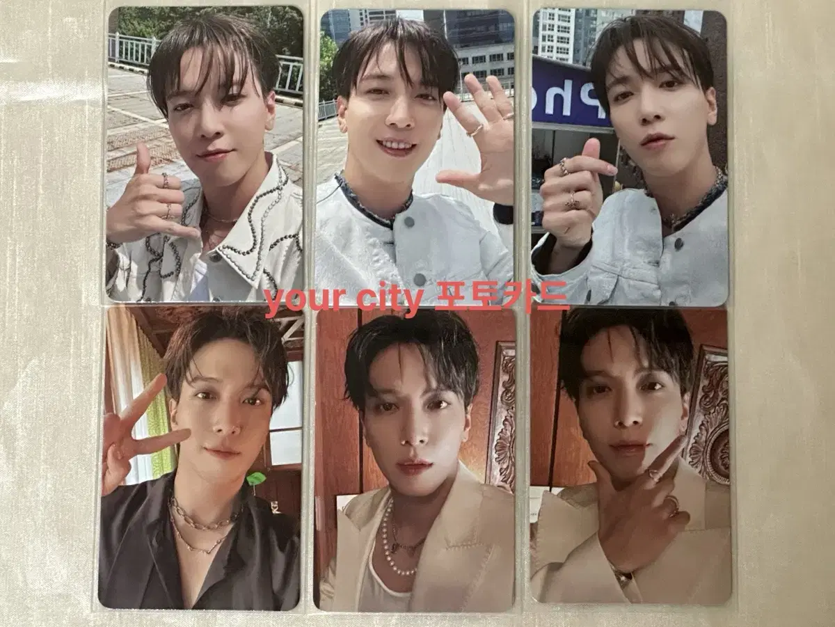 CNBLUE Jung Yong-hwa Your City photocard Photo kard