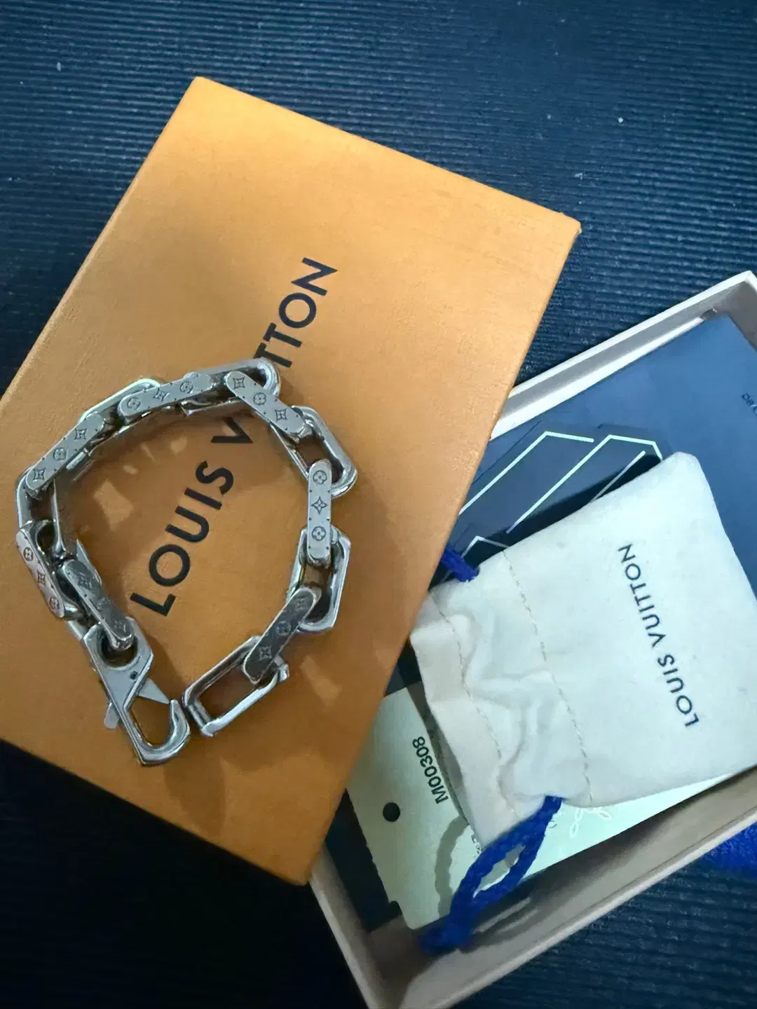 Louis Vuitton Monogram Bracelet (M) Quick sale PowerGenuine