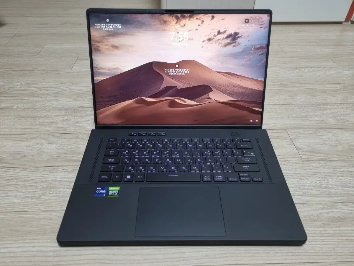 asus rog zephyrus m16 게이밍 노트북 판먀합니다