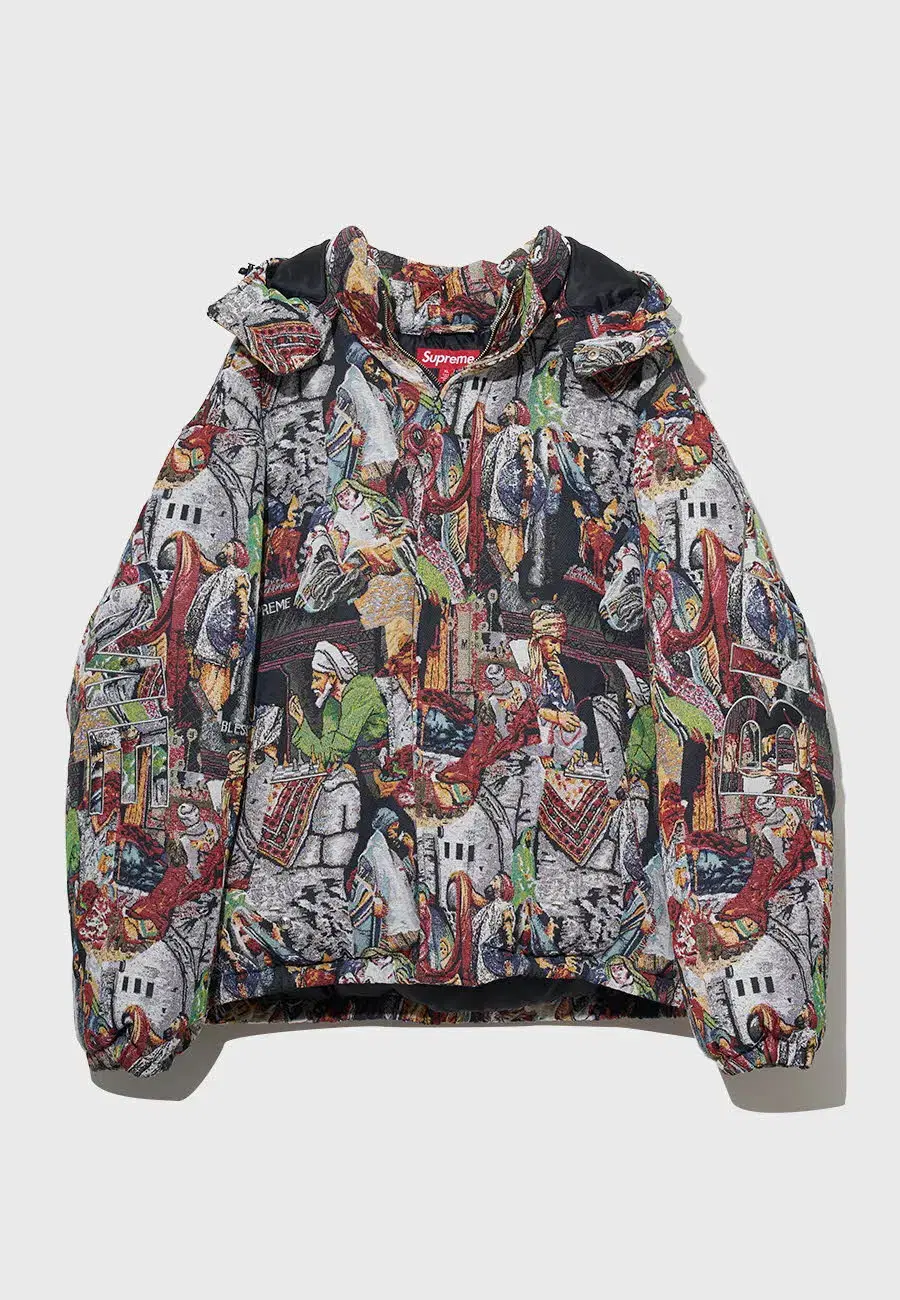 SUPREME X BLESS down jacket