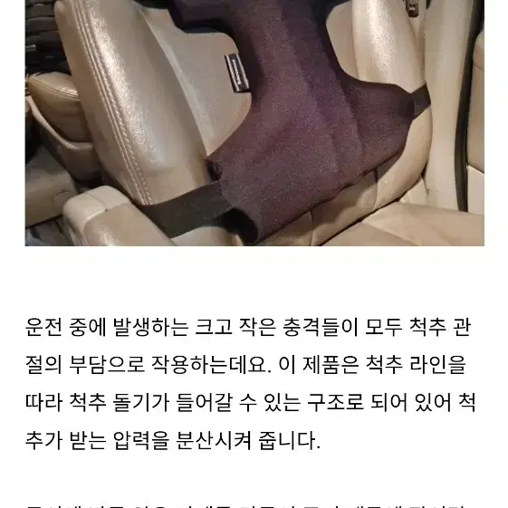 밸런스코드 카이로프랙틱쿠션D 허리받침