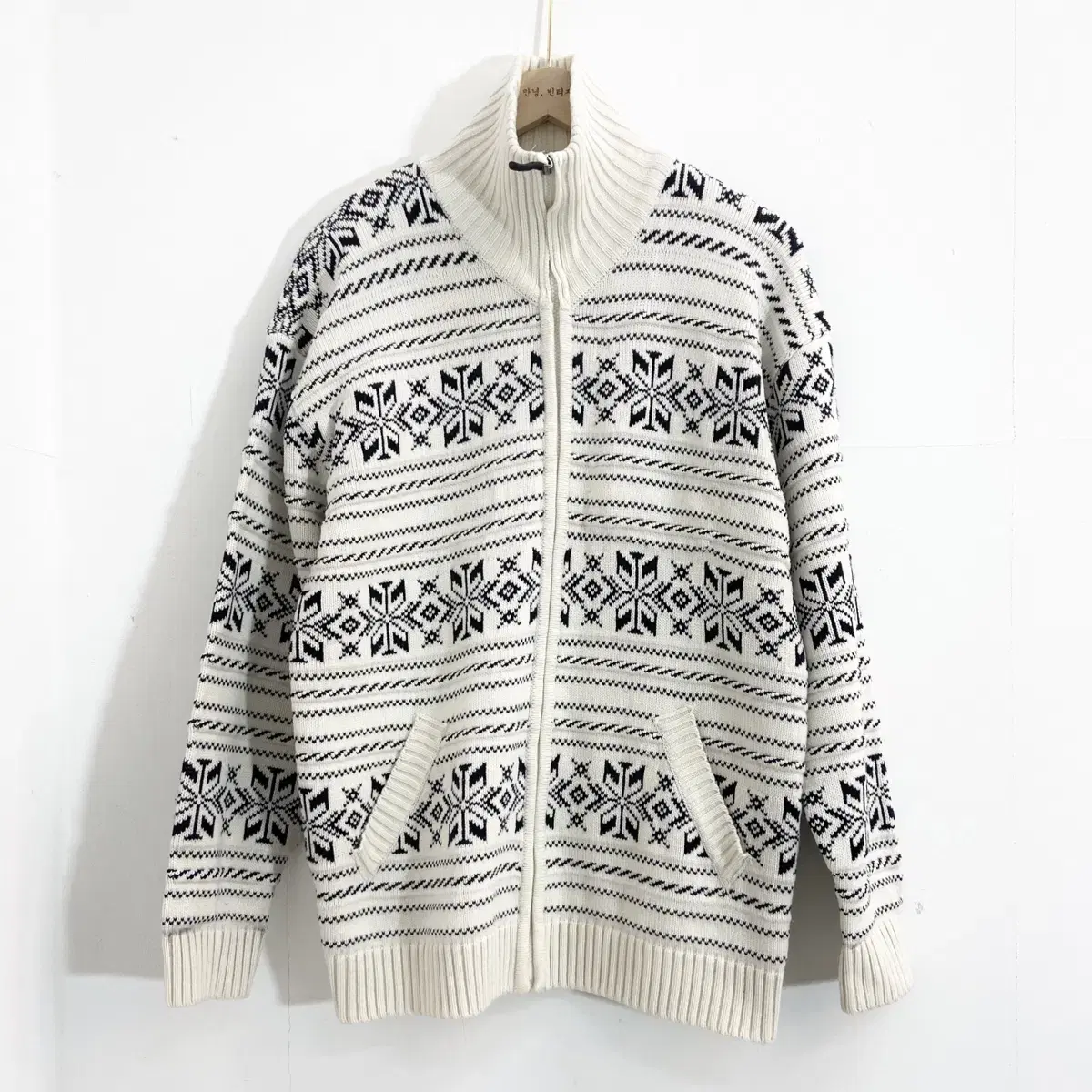 니트 집업 가디건 Size L(100) Knit Zip up Cardig