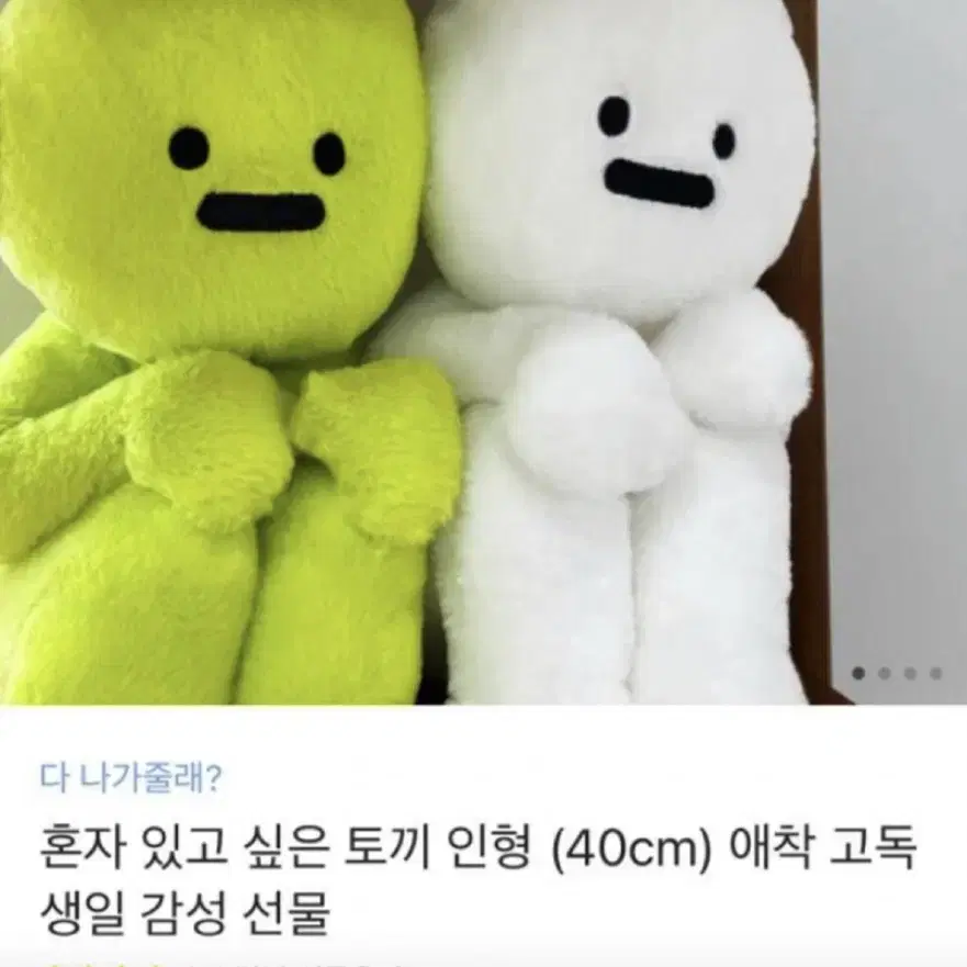 혼자있고 싶은 토끼인형 새상품