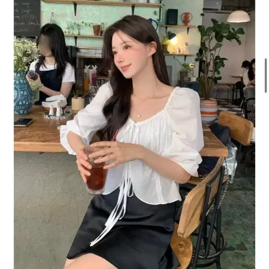 플랜트샵 화이트 블라우스 flant shop cloe blouse