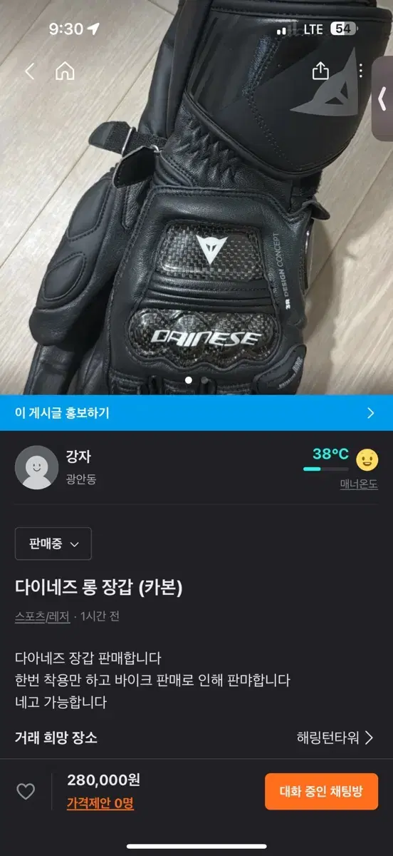 다이네즈 롱 장갑