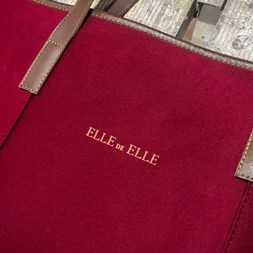 ELLE 패션매거진 엘레 빈티지 몰레 스킨 카우하이드 레더 토트백 숄더백