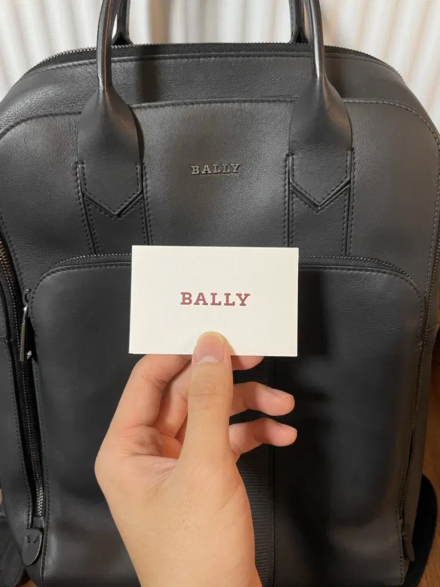 발리 백팩 / BALLY - Seranio Leather Backpack