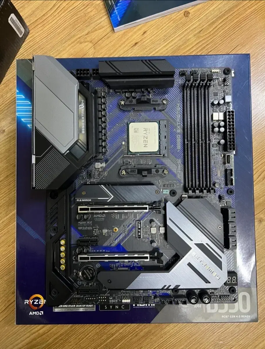 5800x, 에즈락 B550 extreme4, ddr4 지스킬 64gb