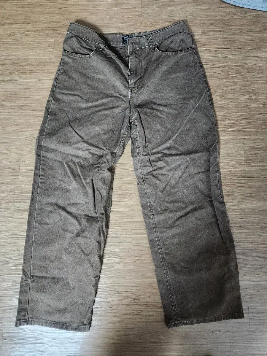 Dark Brown Cotton Pants