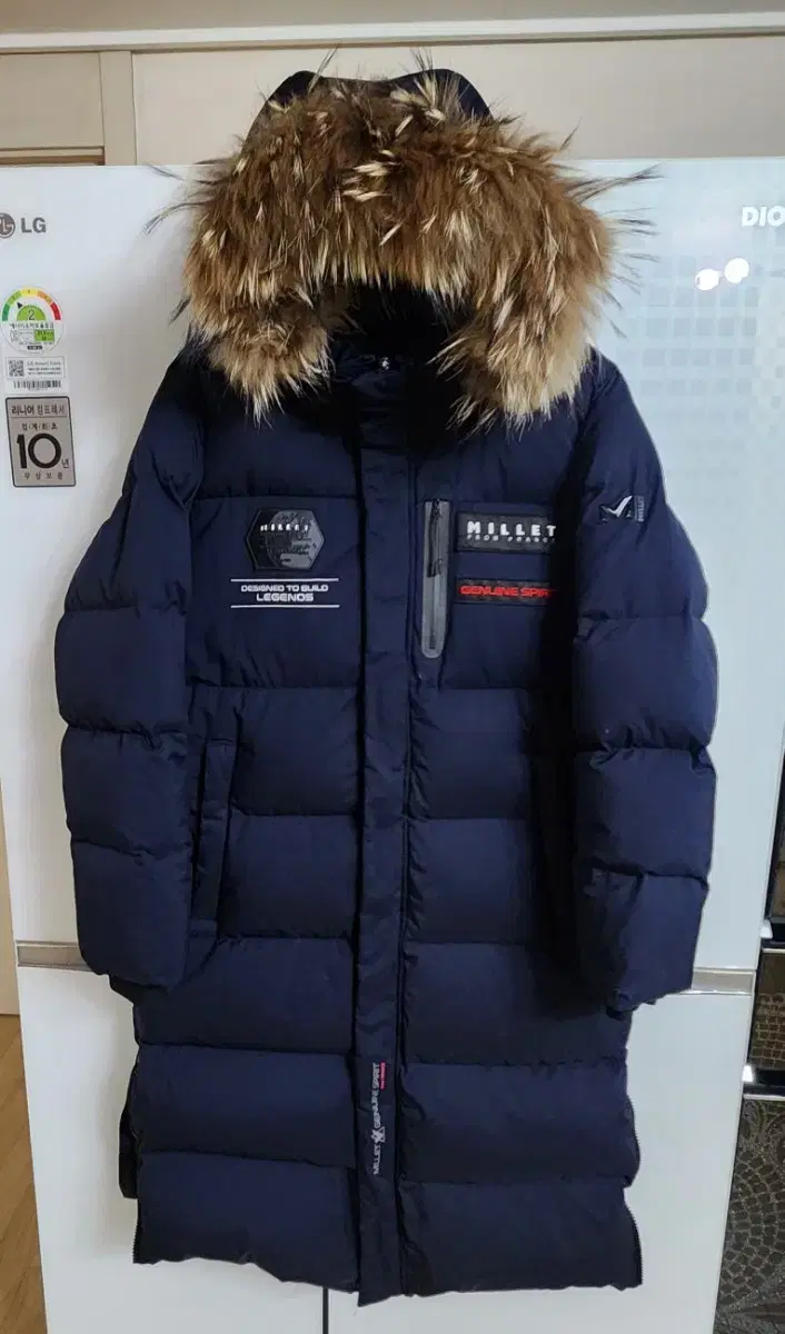 MILLET GENUINE SPIRIT 롱 구스다운 [ 95 ] Navy