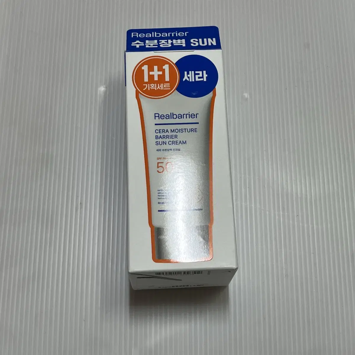 [새상품] 리얼베리어 세라 수분 장벽 선크림 50ml 1+1 기획