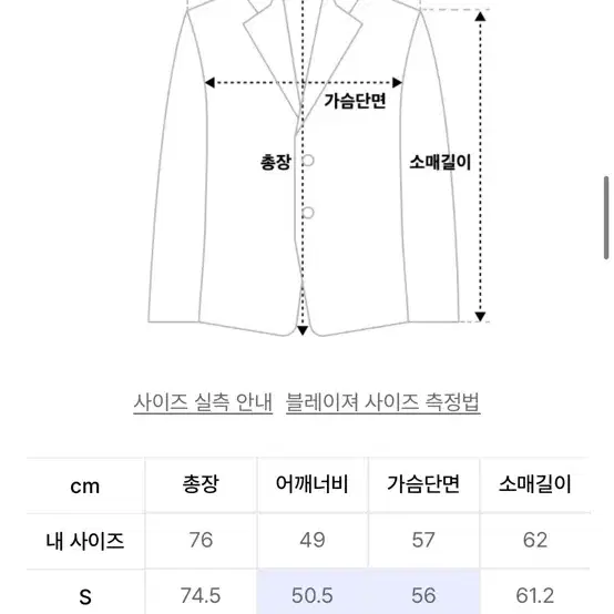 쿠어 패널 브레스티드 자켓 (다크네이비)