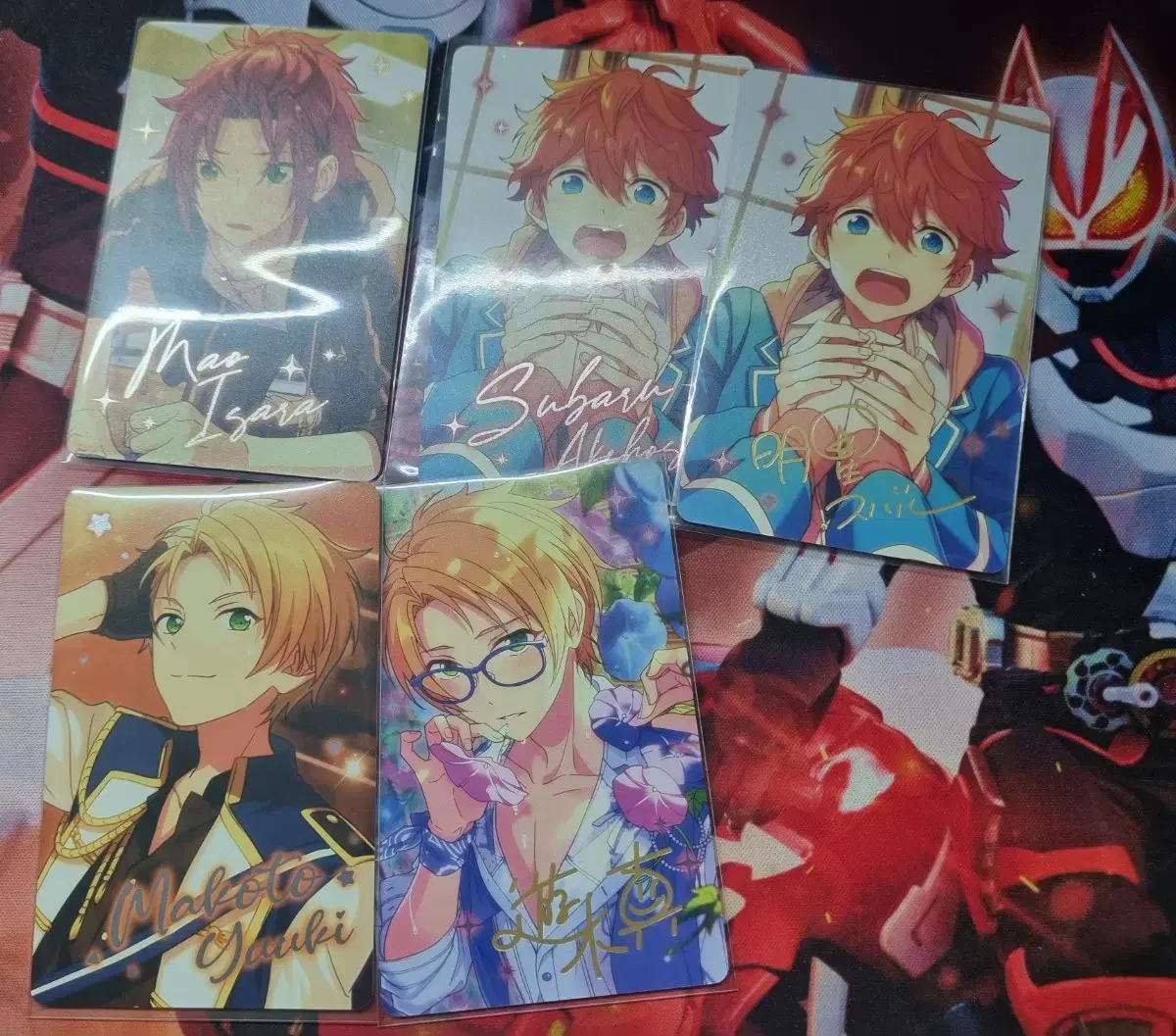 Angsta Trickstar Mao, Subaru, Makoto's Favorite Photo Card 1st Edition Rare