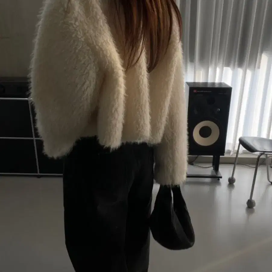 Flower egg fur jacket 플라워 에그 퍼 자켓